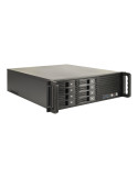 Inter-Tech IPC 3U-3508 Rackversion ATX Ingen strømforsyning Sort