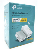 TP-Link TL-WPA4220KIT AV600 2-Port Wifi Powerline Adapter Starter Kit Bro 600Mbps Trådløs Kabling