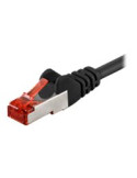 Goobay RJ45 CAT 6 S/FTP CU LSZH 3m Black