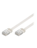 Goobay RJ45 CAT6 Flat U/UTP CU 15m White