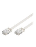 Goobay RJ45 CAT6 UTP 7m Uskærmet flad hvid