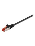 Goobay RJ45 CAT 6 S/FTP CU LSZH 0,5m Black