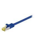 goobay CAT 7 SFTP, PiMF 25cm Patchkabel Blå