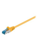 goobay CAT 6a SFTP, PiMF 50cm Patchkabel Gul