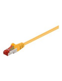 wentronic CAT 6 SFTP, PiMF 15cm Patchkabel Gul