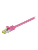 goobay CAT 7 SFTP, PiMF 1.5m Patchkabel Magenta