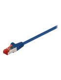 Goobay CAT 6 S/FTP CU 0,25m Blue