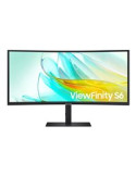 Samsung ViewFinity S6 S34C652UAU 34" 3440 x 1440 (UltraWide) HDMI DisplayPort USB-C 100Hz Dockingskærm