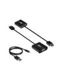 Club 3D CAC-1302 HDMI til VGA Adapter Sort