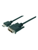 ASSMANN Video/audiokabel HDMI / DVI 5m Sort