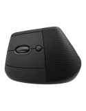 Logitech Lift Vertical Ergonomic Mouse Optisk Trådløs Sort