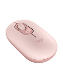 Logitech POP med Emoji knap Optisk trådløs mus Pink