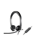 Logitech USB Headset Stereo H650e Kabling Headset Sort