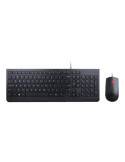 Lenovo Essential Wired Combo Tastatur og mus-sæt Kabling Dansk