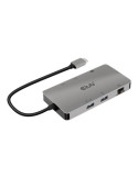 Club3D CSV-1593 8-in-1 USB-C 3.2 Gen 1 Dockingstation Grå