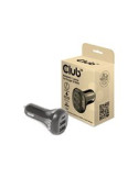 Club 3D CAC-1921 36Watt Bilstrømsadapter 2xUSB-A 1xUSB-C Sort