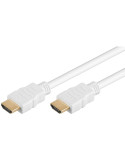 Goobay HDMI 2.0 han med Ethernet 10 m Kabel 4K 60Hz Hvid