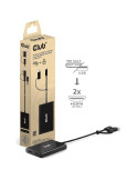 Club3D CSV-1475 USB-C / USB-A til 2x HDMI DisplayLink Adapter 4K 60Hz