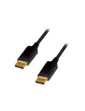 LogiLink 20 pin DisplayPort han haspet -> 20 pin DisplayPort han haspet 1 m Sort