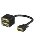 Goobay VGA (splitter) 1 SVGA ind - 2 SVGA ud