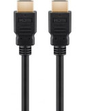 GOOBAY Series 2.1 8K Ultra High Speed ​​HDMI cable with Ethernet, gold-plated, black, 0.5 m - High speed cable for 8K@60 Hz