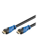 Goobay HDMI 2.0 Premium 0,5m Black/Blue