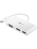 Goobay USB-C Multiport Adapter VGA DP HDMI