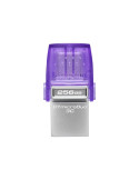 Kingston DataTraveler microDuo 3C 256GB USB 3.2 Gen 1 / USB-C Lilla Sølv