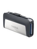 SanDisk Ultra Dual 256GB USB 3.1 / USB-C Grå Sølv