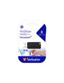 Verbatim PinStripe USB Drive 8GB USB 2.0 Sort