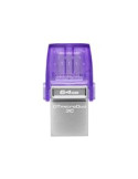 Kingston DataTraveler microDuo 3C 64GB USB 3.2 Gen 1 / USB-C Lilla Sølv