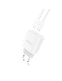 Dudao A8SEU-1M Adapter 20Watt 1xUSB-C (1m USB-C to Lightning cable included)