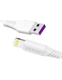 Dudao L2L USB-A to Lightning cable 2m hvid