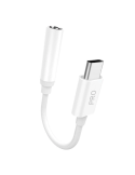 Dudao L16CPro USB-C to 3.5mm Jack adapter hvid