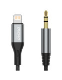 Dudao L11PRO 3.5mm Jack to Lightning cable 1m grå