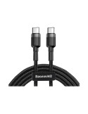 Baseus Cafule USB 2.0 USB Type-C kabel 2m Sort Grå