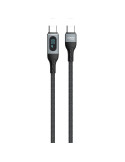 Dudao L7MaxC USB-C to USB-C cable 100W 1m Sort