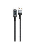 Dudao L7Max USB-A to USB-C cable 66W 1m sort