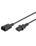 goobay Strøm IEC 60320 C14 Strøm IEC 60320 C13 Sort 50cm Forlængerkabel til strøm