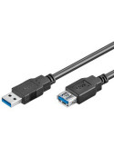 Goobay USB 3.0 A han/A hun forlænger 1,8m sort