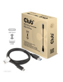 Club 3D CAC-1523 USB 3.1 Gen 2 USB-C til USB-A 60W Kabel Sort