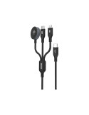 Dudao A12Max+ ladekabel Lightning/USB-C/Trådløs 100W Black