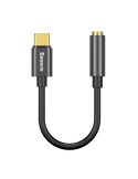 Baseus L54 USB-C til 3.5mm Jack adapter sort