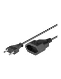 goobay Europlug (strøm CEE 7/16) (male) - Sort 3m Forlængerkabel til strøm