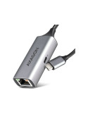 Axagon ADE-TXPD Gigabit Ethernet til USB-C Adapter 100W