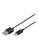 goobay USB 2.0 USB Type-C kabel 1m Sort