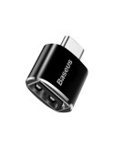 Baseus USB 2.0 USB-C adapter Sort