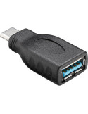 USB 3.0 SuperSpeed adaptor, black - USB-C male > USB 3.0 female (Type A)