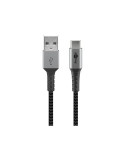 goobay USB 2.0 USB Type-C kabel 0.5m Sort Sølv