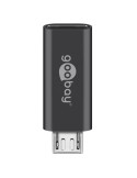 Goobay USB-C Hun til USB Micro 2.0 Han Adapter Sort